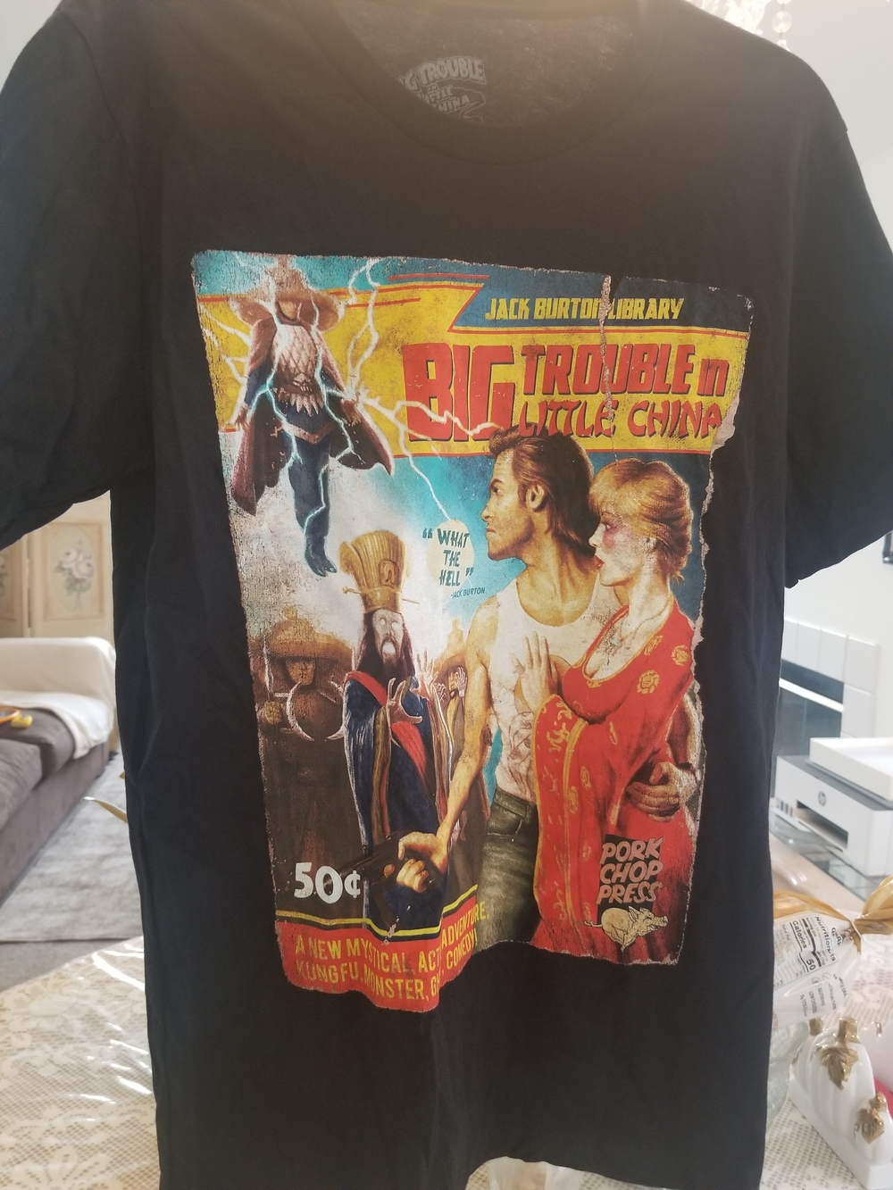 New FRIGHT RAGS Big Trouble In Little China MEDIUM T-Shirt, Limited Edition - Picture 2 of 10